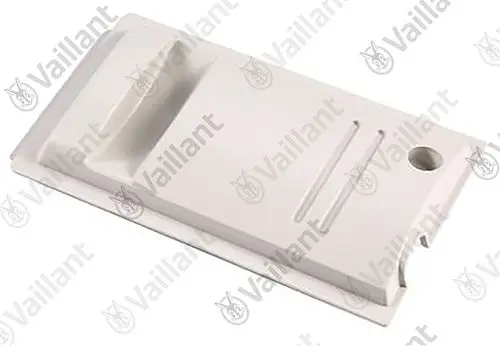 Vaillant Bedienelement in schlichter, weißer Ausführung mit Griff, geeignet für den Einsatz in Klimaanlagen oder ähnlichen Geräten.
